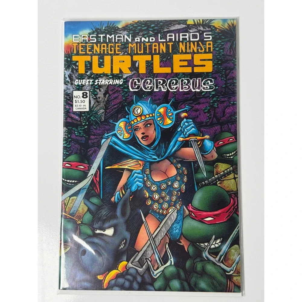 Teenage Mutant Ninja Turtles 8 1986 Mirage Studios Cerebus Crossover